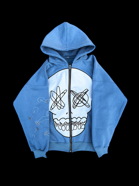 Sky blue skully